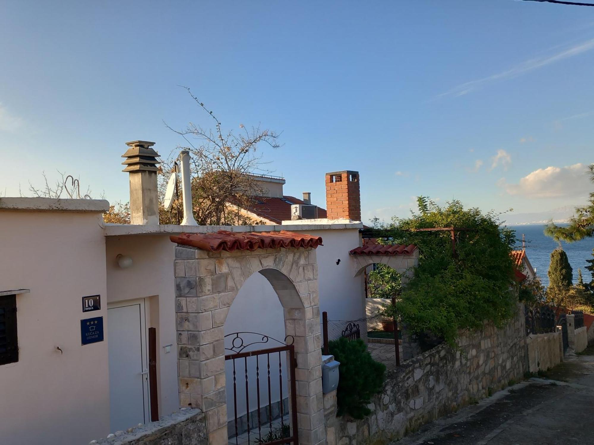 Villa Kuca Za Odmor Skalina - Sea View Splitska Exterior foto